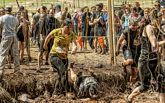 Mudder head dive