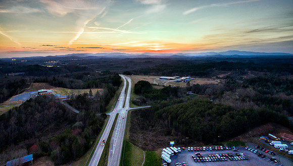 Highway 515 coming into BR from Blairsville