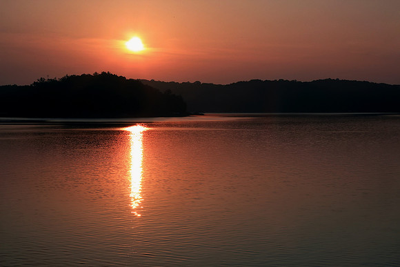 Sunrise at the Blue Ridge Boat Marina