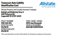 car insurance cards