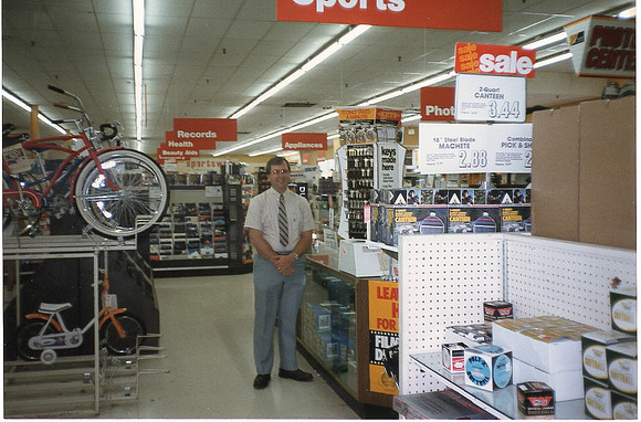 Shoe dept manager Doug Collins